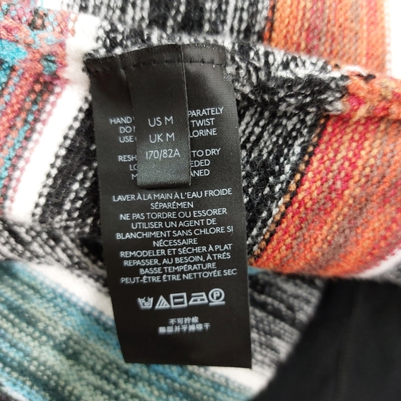 SOLD Anthropologie Maeve Rainbow Striped Knit Tunic Sweater Dress Size M - Picture 10 of 11